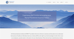 Desktop Screenshot of clinicianbusinessinstitute.com